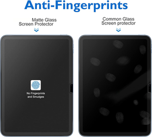 ฟิล์มกันรอยแบบด้านสำหรับแท็บเล็ต  กระจกนิรภัยป้องกันรอยนิ้วมือ สำหรับ <span class=keywords><strong>Apple</strong></span> <span class=keywords><strong>iPad</strong></span> <span class=keywords><strong>11</strong></span> 10 9 8 รุ่นที่ 1 2 3 4  air 13 นิ้ว <span class=keywords><strong>M2</strong></span> M3 M4 - Product Image 4