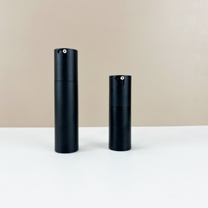 Matte White Lotion PP Plastic Airless <b>Pump</b> <b>Bottle</b> Silk Screen 30ml 50ml Matte Black Essential Oil Twist Airless Plastic <b>Bottle</b> - Product Image 5