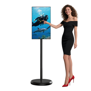 Para Cosun 32 pulgadas portátil para <span class=keywords><strong>LG</strong></span> pantalla interactiva inteligente interior inteligente con pantalla táctil móvil inalámbrico para ascensor - Product Image 2