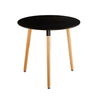 Ensemble de 4 chaises de salle à manger Mobilier de maison moderne en bois Ensemble de 4 tables et chaises nordiques