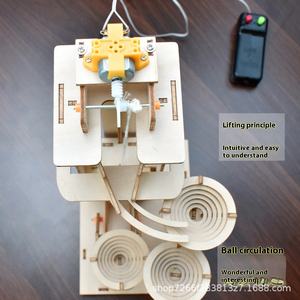 Tong Muqu Petit matériel de Production Puzzle Ascenseur Jouet Science Expérience DIY Technologie Caractéristiques STEM Vente en gros - Product Image 2