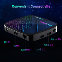 Boîtier TV Android 11 Hako Pro certifié Google, 2+16 Go de RAM, lecteur multimédia en streaming 4K HD