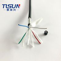Kabel CY Multicore Fleksibel Khusus PVC 4 Inti 0.15mm2 Kontrol Berpelindung Anyaman
