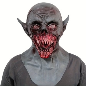 Maschera in Latex da Vampiro per Halloween, Accessori per Feste a Tema <span class=keywords><strong>Zombie</strong></span>, Oggetti di Scena per Cosplay - Product Image 4