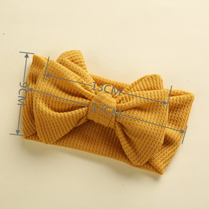 Fascia per <span class=keywords><strong>Capelli</strong></span> Carina con <span class=keywords><strong>Fiocco</strong></span> a Nido d'Ape Fatta a Mano per Neonati Elastica e Morbida a Maglia Fasce per Bambine Accessori per <span class=keywords><strong>Capelli</strong></span> per Infanti Fiocchi per <span class=keywords><strong>Capelli</strong></span> per Bambini - Product Image 6