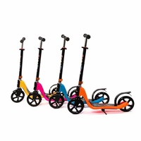 Trottinette pour enfants, trottinette à roulettes pour enfants de 6 à 8 ans avec deux roues en PU, démarrage facile
