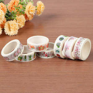 Ruban Washi décoratif élégant fait main pour agenda, emballage cadeau et loisirs créatifs, autocollant en papier, ruban Washi Kawaii - Product Image 3