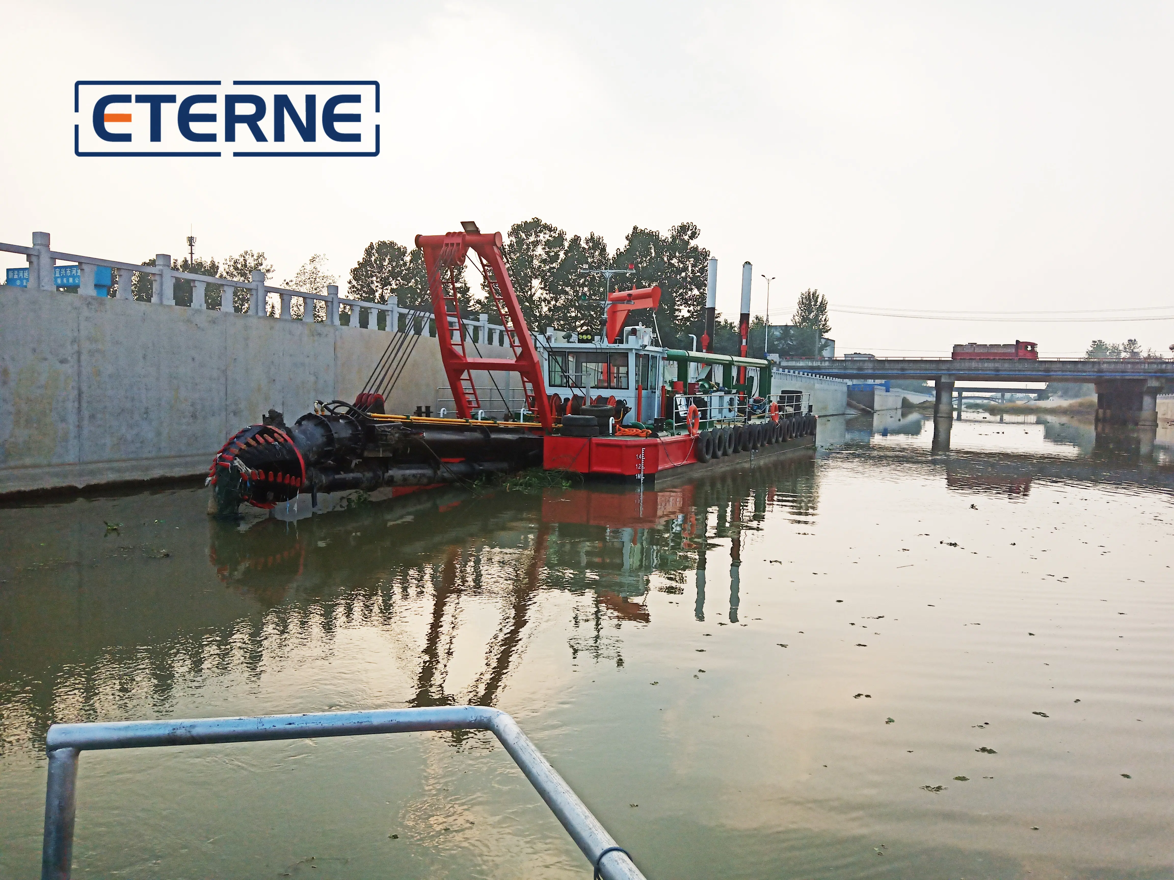 Eterne mesin pengeruk, mesin pemotong kapal pasir sungai, pengisap