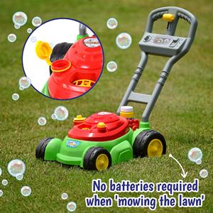 Bubble-N-Go Deluxe <strong>Toy</strong> Bubble <strong>Lawn</strong> <strong>Mower</strong> with 4 oz Bubble Solution, No Batteries Required - Product Image 5