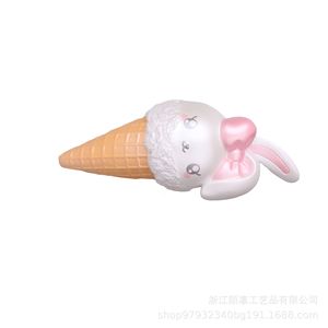Cartoon Rabbit Ice Cream Shape Slow <b>Rebound</b> Stress Relief Toy For Kids Age 5 To 7 Years Unisex TPE Material - Product Image 4