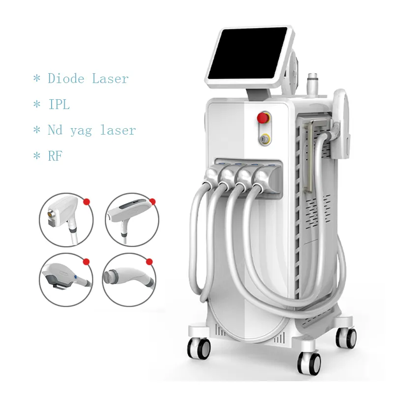 جهاز تجميل بالليزر متعدد الوظائف لإزالة الشعر بالليزر سعر جهاز إزالة الشعر بالليزر من اليكساندريت IPL 1064 نانومتر