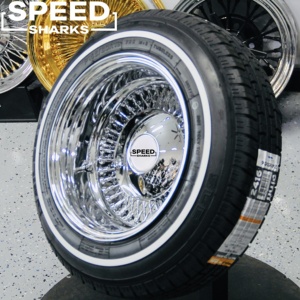 20x9 20x10 Chrome Wire Wheels 72 100 Spoke Classic Lowrider Rims for Chevrolet <strong>Bel</strong> Air Chevelle Malibu El Camino - Product Image 4