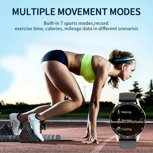 Noodata 1.28 inch màn hình lớn GT5 BT gọi điện thoại xoay lớn quay chế độ thể thao chuyên nghiệp NFC Đồng hồ thông minh - Product Image 6