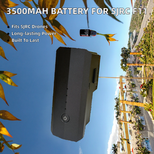 Batterie LiPo en plastique <span class=keywords><strong>Gifi</strong></span> 3500mAh 11.1V pour drone SJRC F11/F11S, compatible avec le vol, avec AKKU - Product Image 2