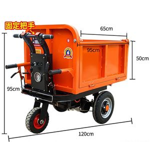 Carriola Elettrica a Batteria da 48 V <span class=keywords><strong>500</strong></span> KG a Spinta Manuale Mini Dumper di Potenza - Product Image 6