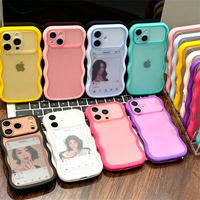 Coque de téléphone mate translucide à bords ondulés, sensation douce, pour iPhone 18 17 16 15 14 13 12 Pro Max, coque entièrement mate