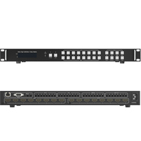 Matrice HDMI 18 Gbps 4K sans coupure 8 entrées 8 sorties avec prise en charge de la vidéo murale, compatible avec une ou plusieurs murs vidéo et commande RS232