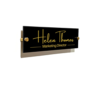Plaque signalétique personnalisée pour cadre dirigeant, pour mur extérieur de bureau, entreprises, parcs, avec bandes LED lumineuses pour la publicité de remise de diplômes