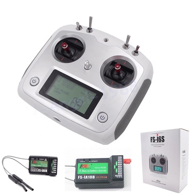 Flysky FS-I6s Remote Controller 10CH 2.4G With FS-Ia6b FS-Ia10b Receiver for RC Airplane Quadcopter Multirotor Drone