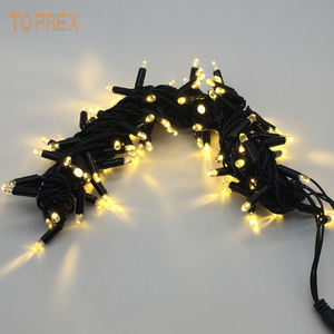 Рождественская наружная IP67 Водонепроницаемая медная теплая белая светодиодная гирлянда 220V елка Стиль рождественские огни - Product Image 3