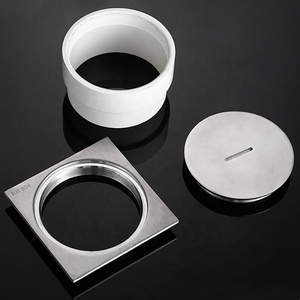 304 רצפת נירוסטה מנקז עם חור נקי ניקוי רצפה לניקוי צינור ניקוז - Product Image 5