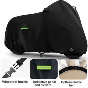 防水屋外スノーレインプルーフオートバイカバー,防水UV保護,ロックホール付き - Product Image 4