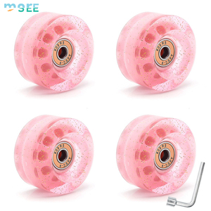 SeeMore-<span class=keywords><strong>Patines</strong></span> de Ruedas de Poliuretano de Doble Fila, Recambios <span class=keywords><strong>para</strong></span> Patinaje sobre Ruedas, Accesorios - Product Image 4