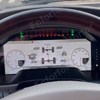 Tableau de bord LCD Foforfor pour Nissan Y61 2006-2022 Instrument LCD Odomètre Virtual Digital Cluster Cockpit avec Carplay
