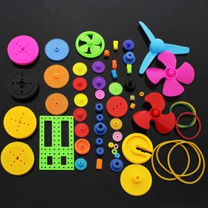 Juego de palas de hélice de engranajes de plástico, 55 Uds., engranaje de reducción doble individual, engranaje helicoidal, Robot, helicóptero, piezas de coche, Kit DIY - Product Image 6