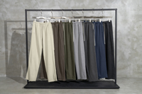 Pantalon de survêtement 100 % coton personnalisé, robuste, délavé, décontracté, avec deux poches latérales sur les fesses et ourlet ample