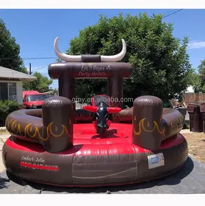 Party rental adults kids mechanical bull inflatable games mechanical bull rodeo ride for rent