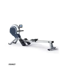 Fitness salonu ticari LCD monitör hava Rower manyetik kontrol 10 seviye direnç kürek makinesi