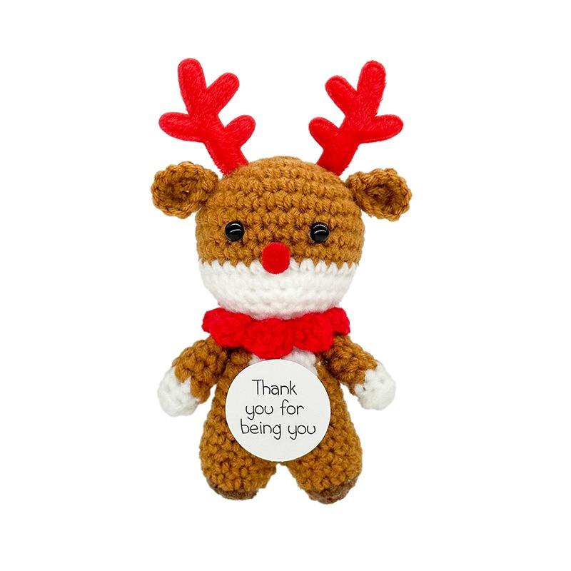 Alce bufanda navideña