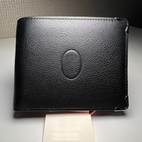 Portefeuille en peau de vache design personnalisé en gros Portefeuille court de luxe en cuir véritable pour hommes et dames