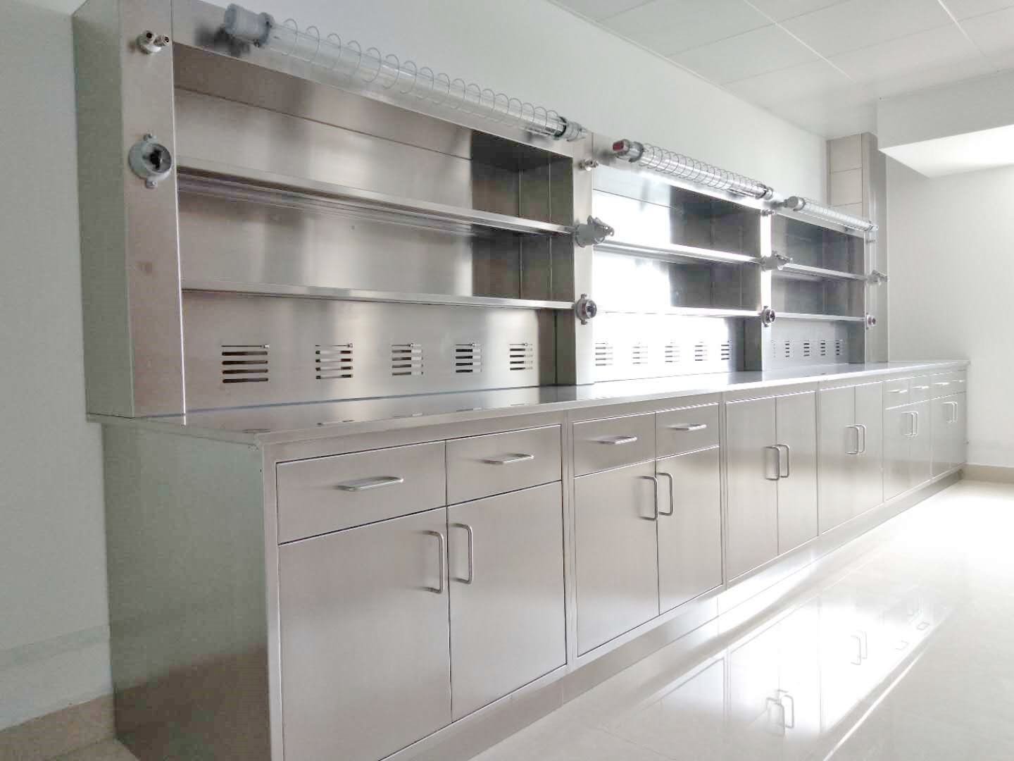 Clean Room Stainless Steel Lab Bench GMP