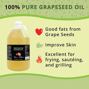 Minyak tanaman GrapeSeed dingin padat untuk minyak esensial pembuat sabun pelembap rambut kulit wajah - Product Image 3