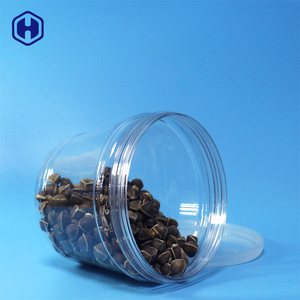 Conteneur en plastique PET transparent de 680 ml, forme conique circulaire tronquée, étanche, qualité alimentaire, pour gelée, nouilles, sucre, collation - Product Image 3