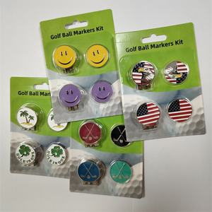 Kit de marqueurs de balle de <span class=keywords><strong>golf</strong></span> en fer, clip magnétique pour chapeau de club de <span class=keywords><strong>golf</strong></span>, emballage en blister avec <span class=keywords><strong>carte</strong></span> couleur - Cadeau idéal pour tout amateur de <span class=keywords><strong>golf</strong></span> - Product Image 6