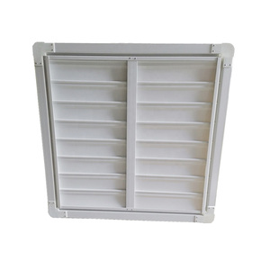 Grille de ventilation carrée en <span class=keywords><strong>PVC</strong></span> pour système de climatisation, registre de plancher réglable, anti-ouragan, à amortisseur de gravité - Product Image 3