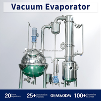 Boule d'évaporateur en acier inoxydable jus d'alcool sauce au lait tomate concentrateur sous vide système d'évaporateur