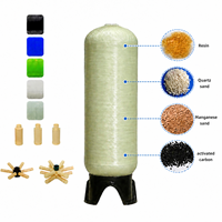 Système de purification d'eau pour piscine OEM en résine plastique (FRP) – Couleurs personnalisées, design vertical élancé, filtration haute capacité