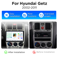 Autoradio Android 14 sans fil Junsun 9 pouces avec Carplay pour Hyundai Getz 2002-2011, lecteur DVD de voiture, unité centrale multimédia
