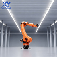 Robot de soudage articulé 6 axes KUKA, équipement de station de cellule automatique PLC/Moteur, intelligent, pour soudage TIG, avec système d'extraction, petit modèle d'occasion, 12 kg