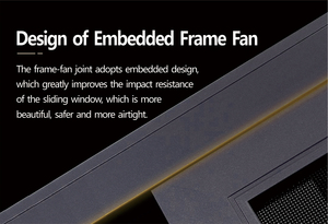 Faible coût Commercial insonorisé <span class=keywords><strong>Double</strong></span> <span class=keywords><strong>vitrage</strong></span> verre cadre en aluminium chambre balcon battant fenêtres battantes avec écran - Product Image 4