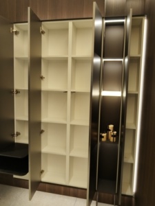 Ensembles de meubles de chambre à coucher personnalisés avec bibliothèque, bureau et armoire intégrés, bibliothèque personnalisée, étagère, ensembles de meubles de chambre à coucher - Product Image 4