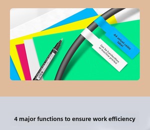 Étiquettes de câbles de communication personnalisées en PVC, colorées, adhésives, résistantes à l'eau, pliables, pour câbles réseau, multi-formes - Product Image 5