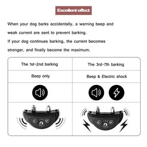 Wiederauf ladbare Bark Collar Dogs mit Shock Anti Bark <span class=keywords><strong>Dog</strong></span> <span class=keywords><strong>Barking</strong></span> Control Collar <span class=keywords><strong>Device</strong></span> - Product Image 5