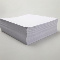 Papier NCRA sans carbone continu, enduit recto-verso, lot de 4 à 6 pièces