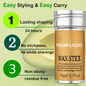 Haute qualité Non huileux jour complet serrures contrôle petit bébé <span class=keywords><strong>cheveux</strong></span> femmes cire d'abeille <span class=keywords><strong>coiffure</strong></span> bâton de cire pour les coiffures de danse - Product Image 6