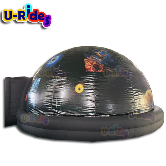 Wholesale Outdoor Waterproof Inflatable Black Projection Dome Tent with 5m Diameter CE Certified Custom Logo for School Events